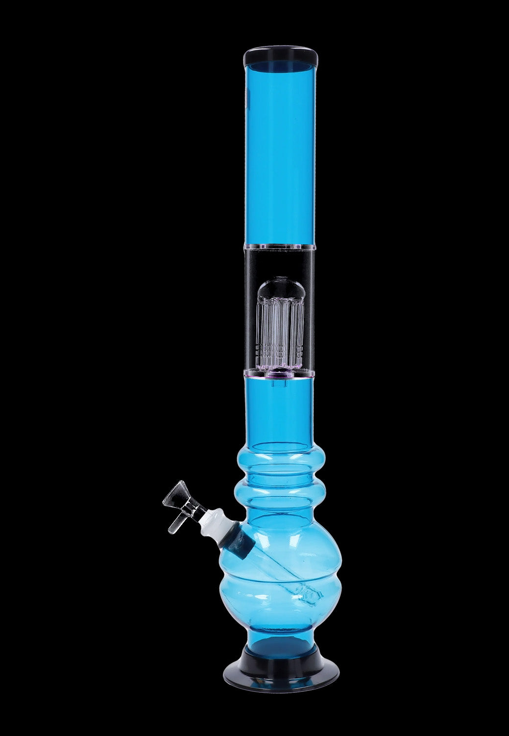 Bubble Base with Glass Perc Acrylic Bong