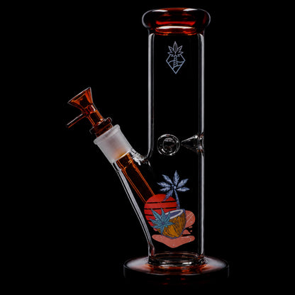 Smoke Cartel Cabana Cannabis Co. Coconut Water Pipe Amber - 10in