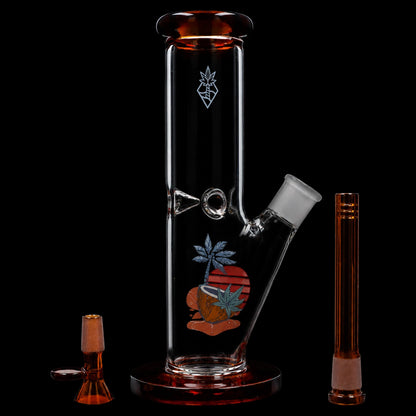 Smoke Cartel Cabana Cannabis Co. Coconut Water Pipe Amber - 10in