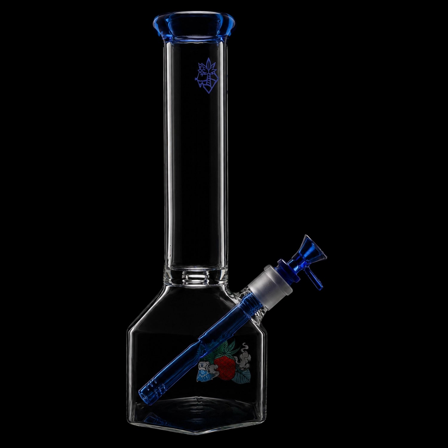 Cabana Cannabis Co. Pineapple Water Pipe Light Blue - 12in