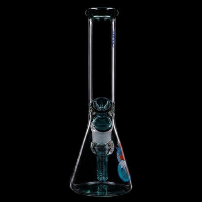 Smoke Cartel Cabana Cannabis Co. Surf Board Water Pipe Teal - 10in