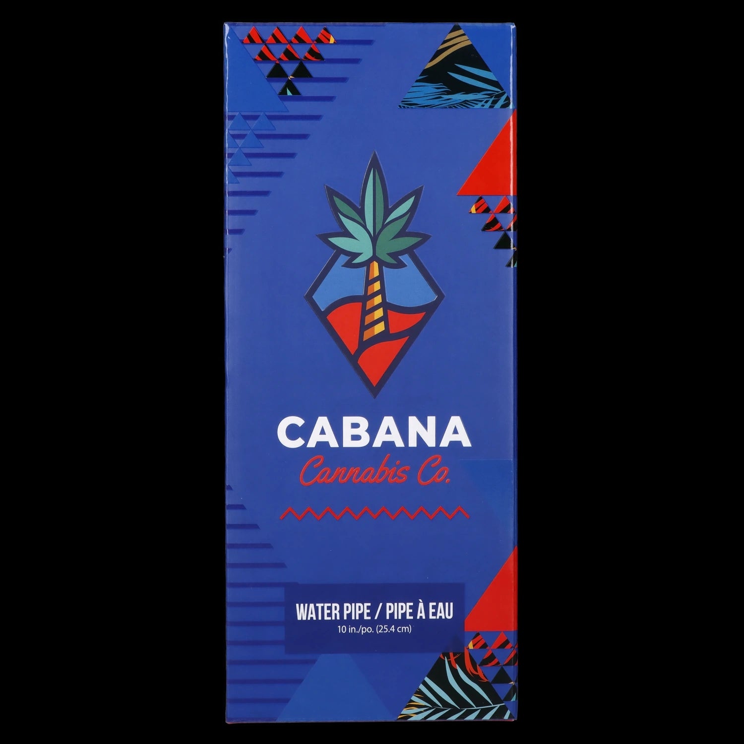 Smoke Cartel Cabana Cannabis Co. Surf Board Water Pipe Teal - 10in