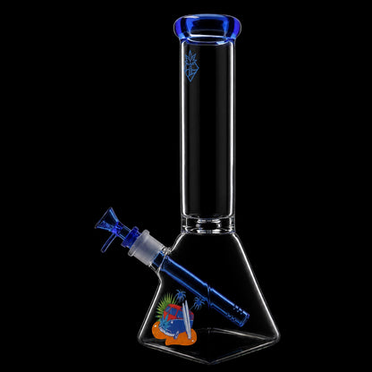 Cabana Cannabis Co. Van Water Pipe Blue - 12in