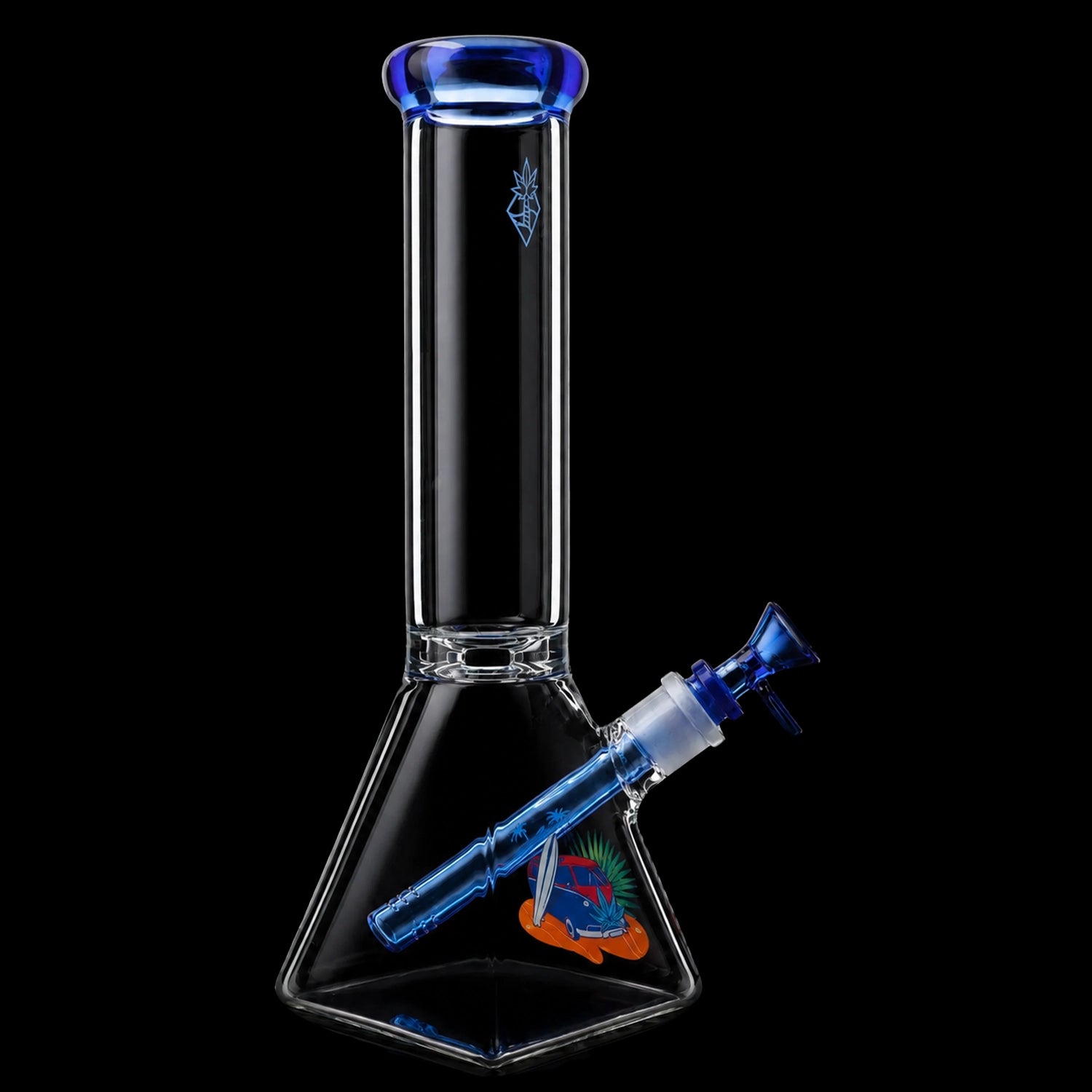 Cabana Cannabis Co. Van Water Pipe Blue - 12in