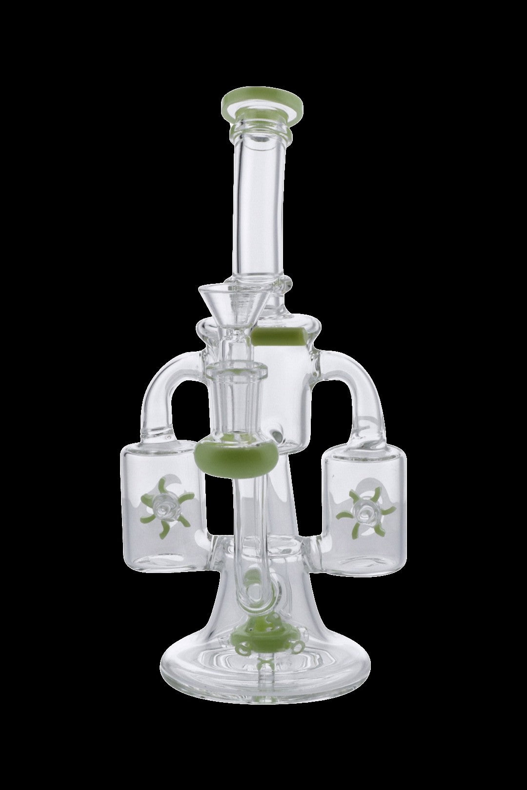 Smoke Cartel Dual Propeller Perc Recycler Bong