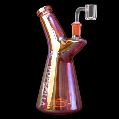 Smoke Cartel Dopezilla Elemental Phoenix Dab Rig 7 in. Orange