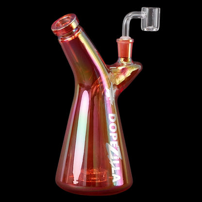 Smoke Cartel Dopezilla Elemental Phoenix Dab Rig 7 in. Orange