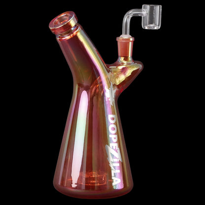 Smoke Cartel Dopezilla Elemental Phoenix Dab Rig 7 in. Orange