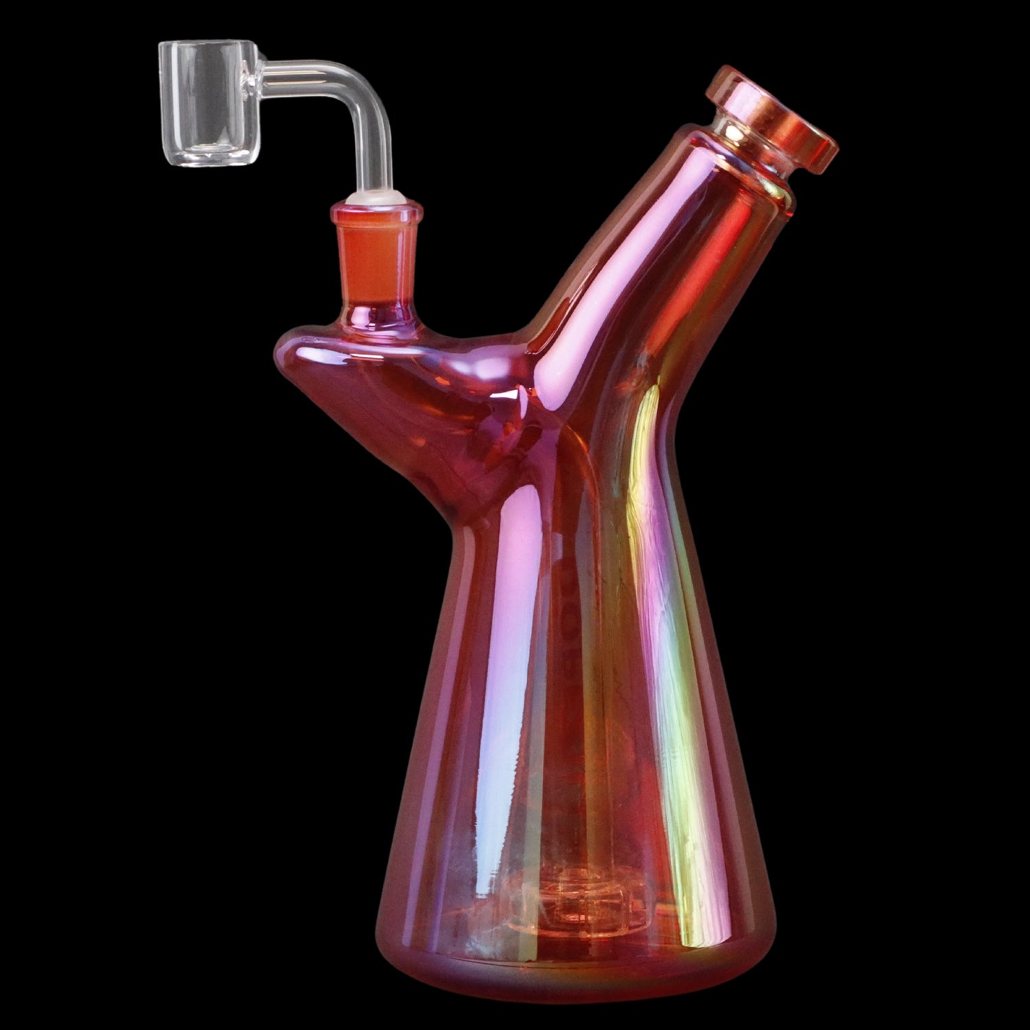 Smoke Cartel Dopezilla Elemental Phoenix Dab Rig 7 in. Orange