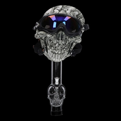 Smoke Cartel Smiling White Gas Mask