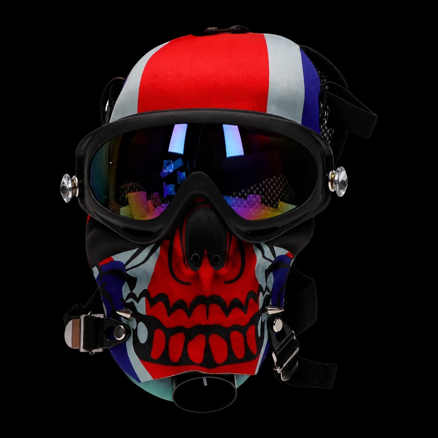 Smoke Cartel Smiling Patriotic Gas Mask