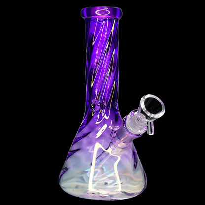 Smoke Cartel Twisted Beaker Bong - 8 in.