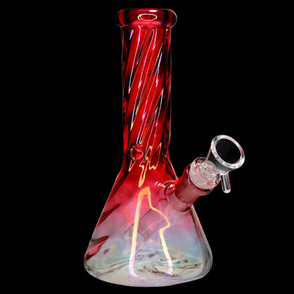 Smoke Cartel Twisted Beaker Bong - 8 in.