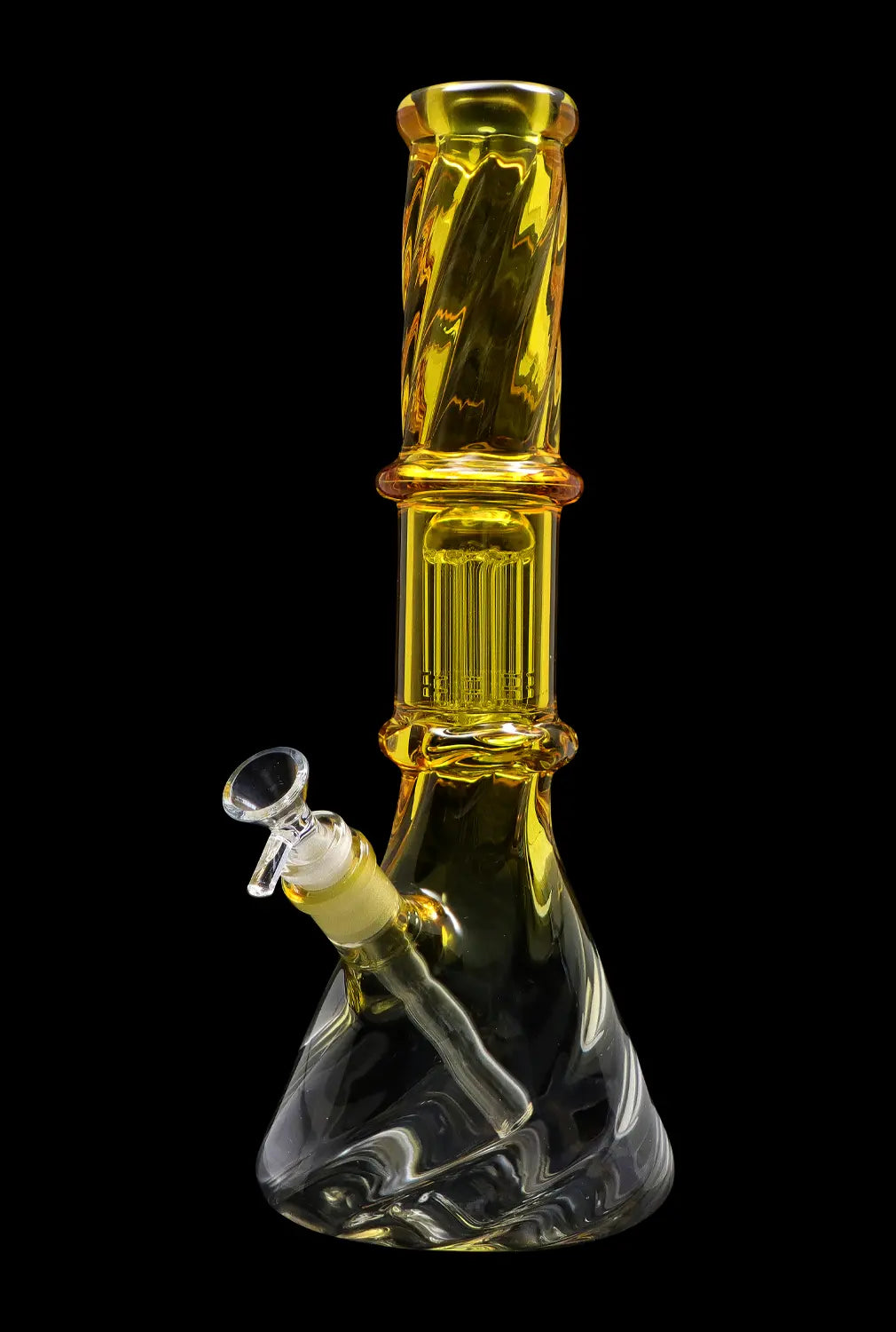 Smoke Cartel Twisted Neon Beaker with Tree Perc
