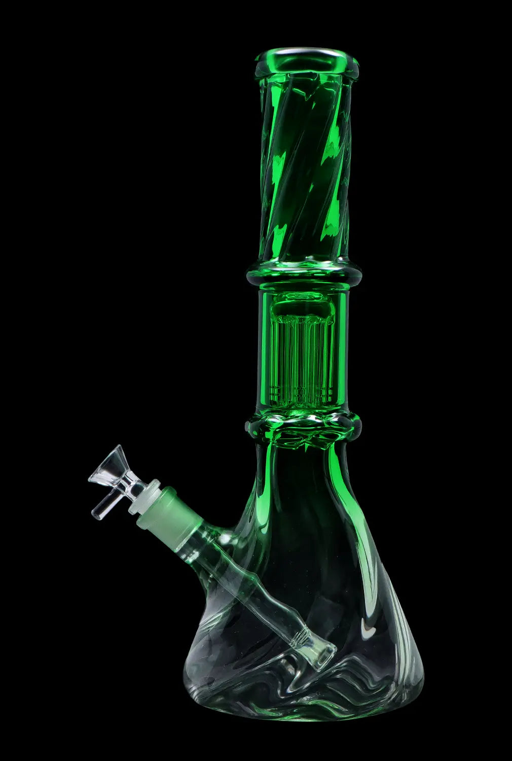 Smoke Cartel Twisted Neon Beaker with Tree Perc