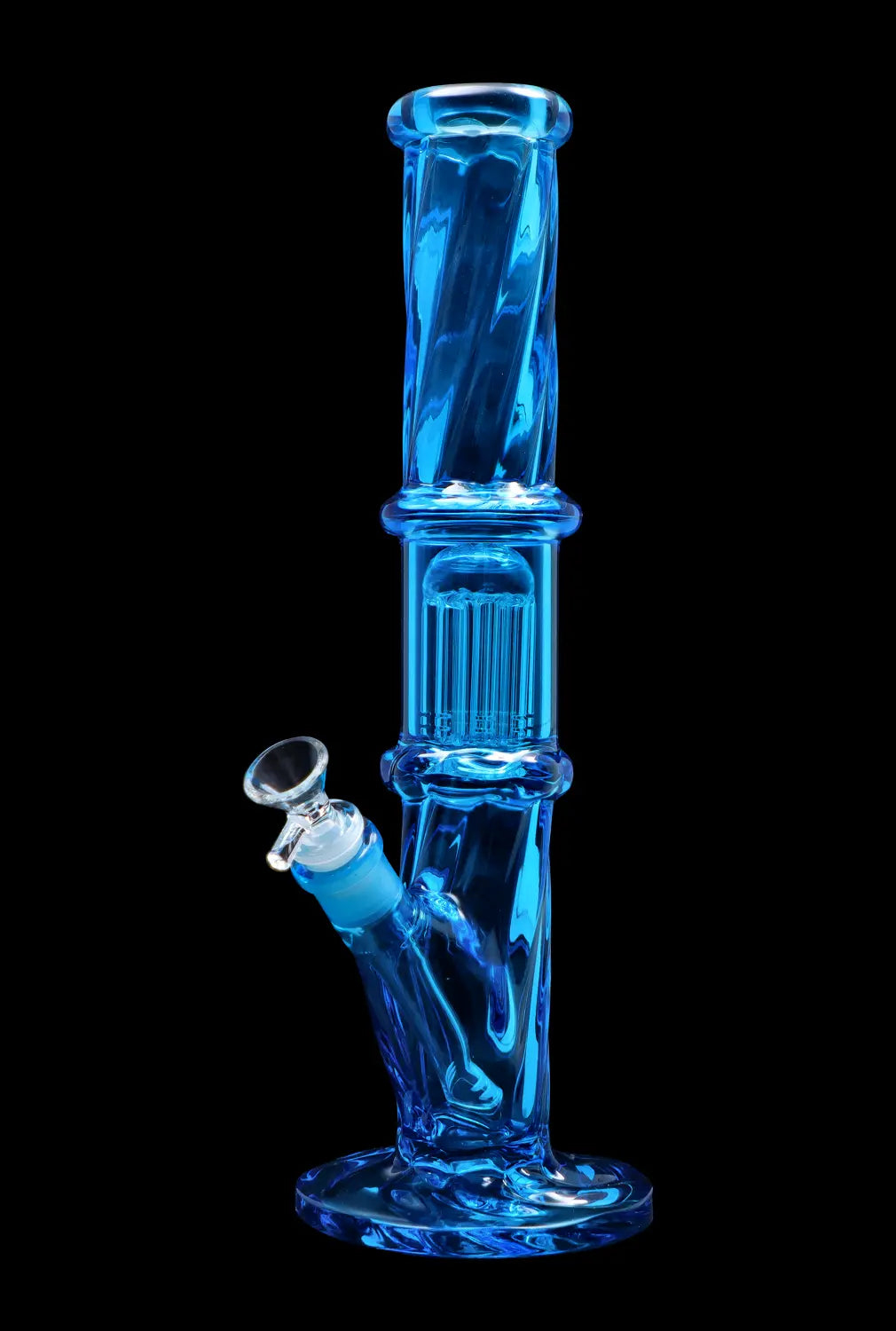 Smoke Cartel Twisted Straight Tube with Tree Perc
