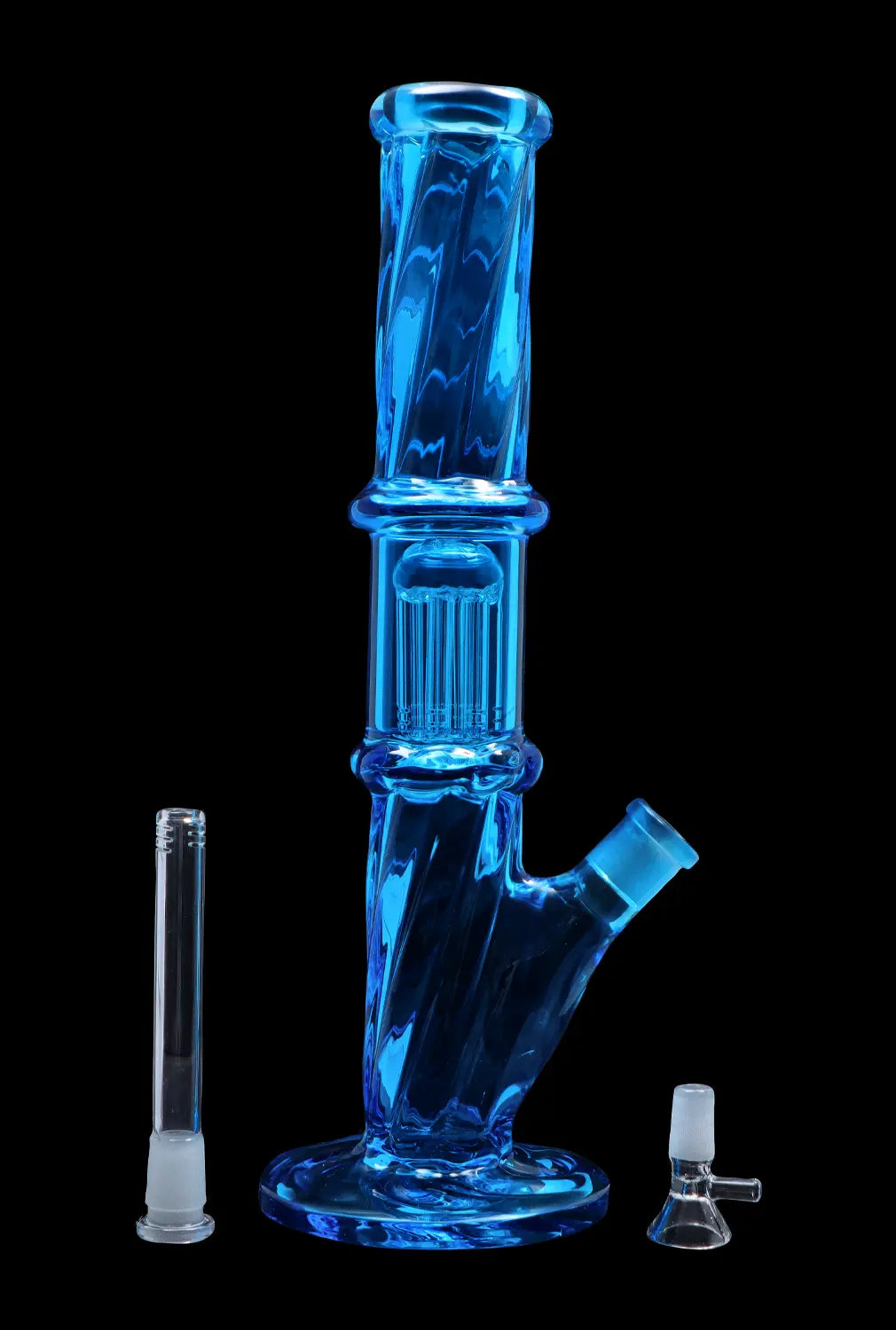 Smoke Cartel Twisted Straight Tube with Tree Perc