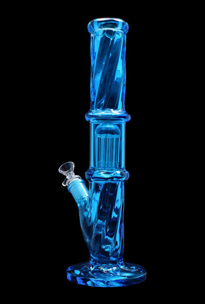 Smoke Cartel Twisted Straight Tube with Tree Perc