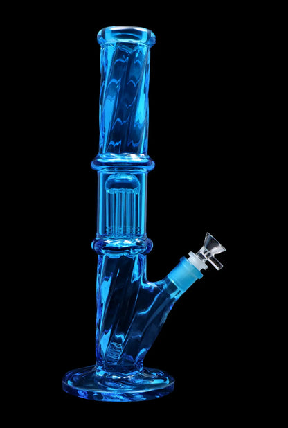 Smoke Cartel Twisted Straight Tube with Tree Perc