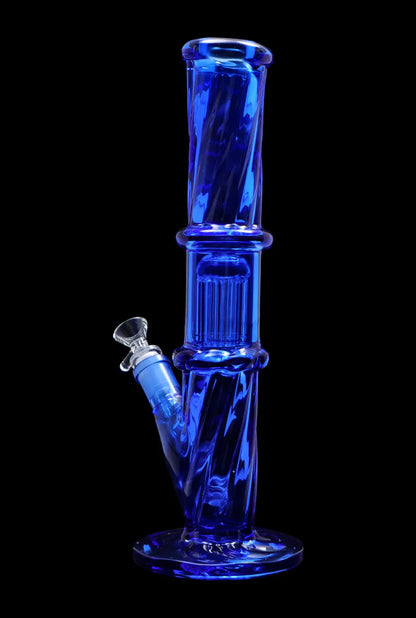 Smoke Cartel Twisted Straight Tube with Tree Perc