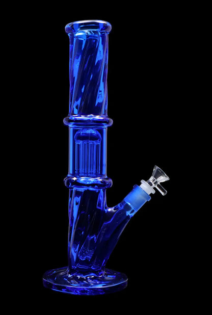 Smoke Cartel Twisted Straight Tube with Tree Perc