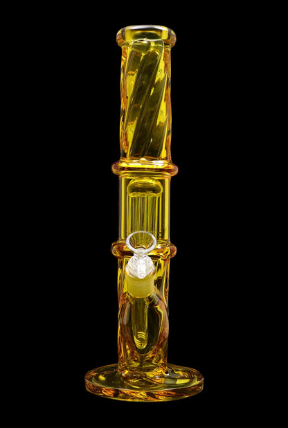 Smoke Cartel Twisted Straight Tube with Tree Perc