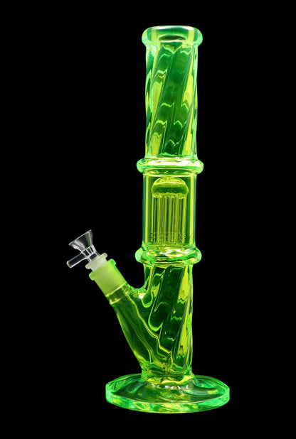 Smoke Cartel Twisted Straight Tube with Tree Perc