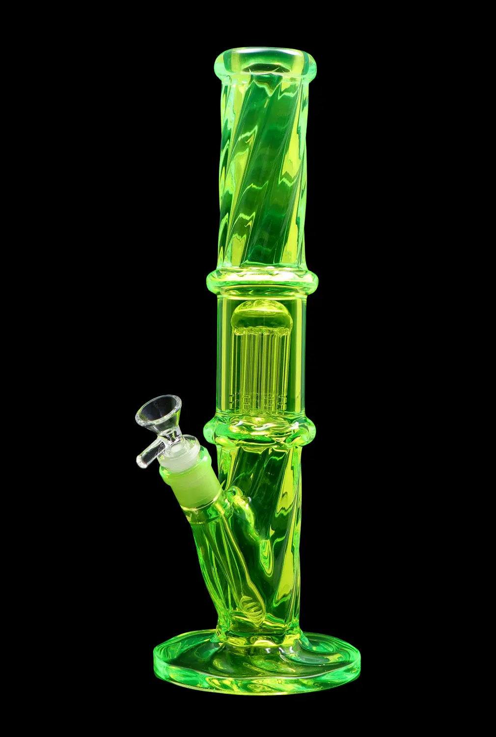 Smoke Cartel Twisted Straight Tube with Tree Perc