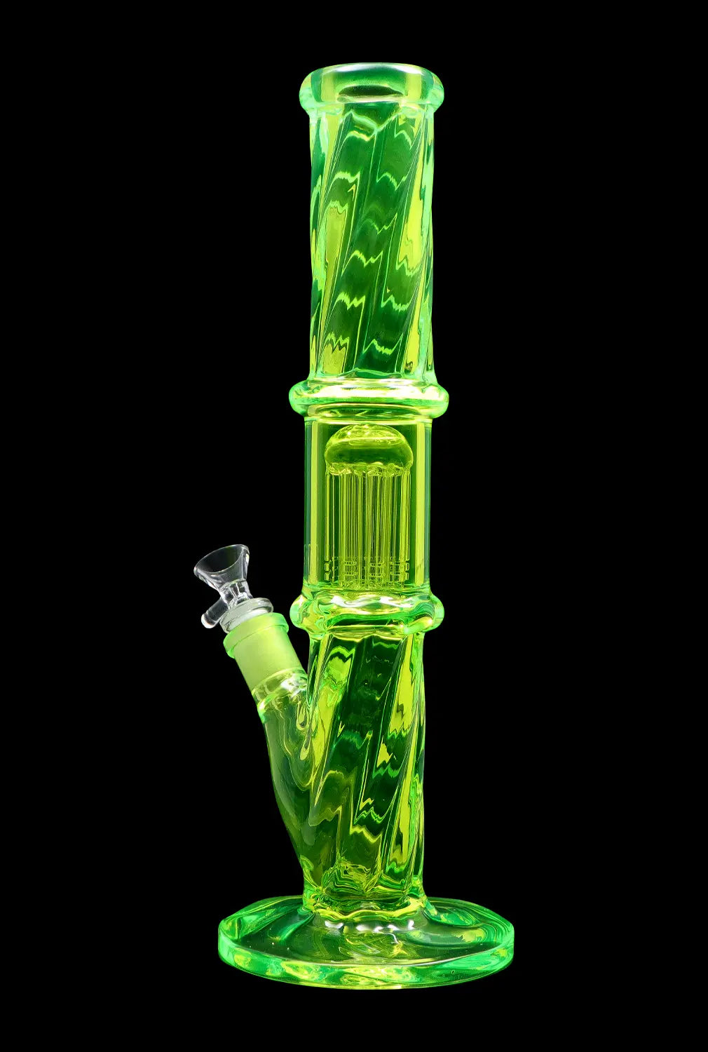 Smoke Cartel Twisted Straight Tube with Tree Perc