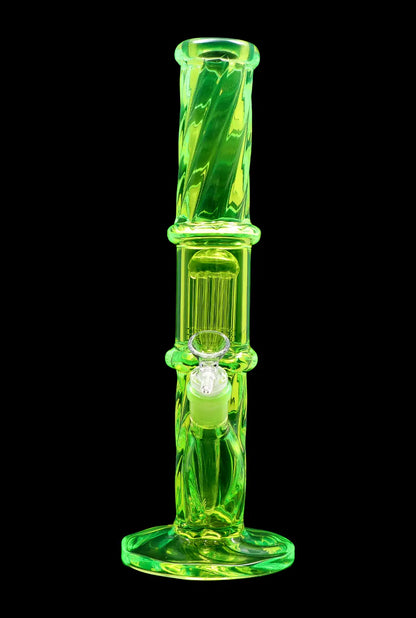 Smoke Cartel Twisted Straight Tube with Tree Perc