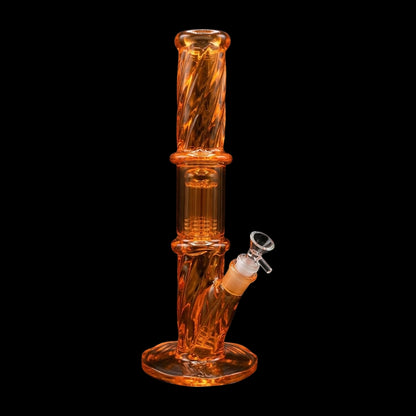 Smoke Cartel Twisted Straight Tube with Tree Perc