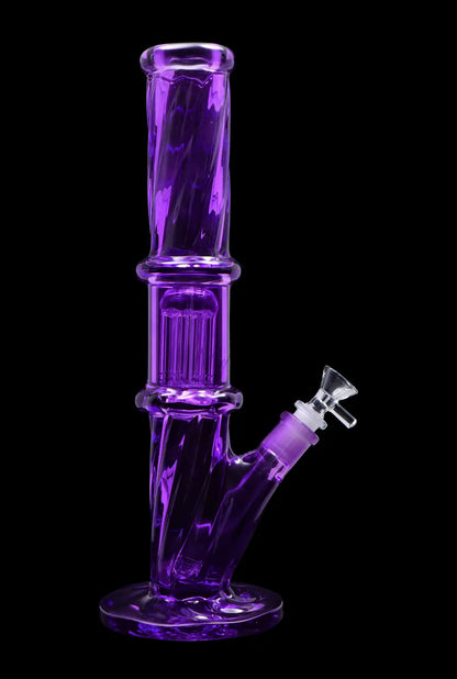 Smoke Cartel Twisted Straight Tube with Tree Perc