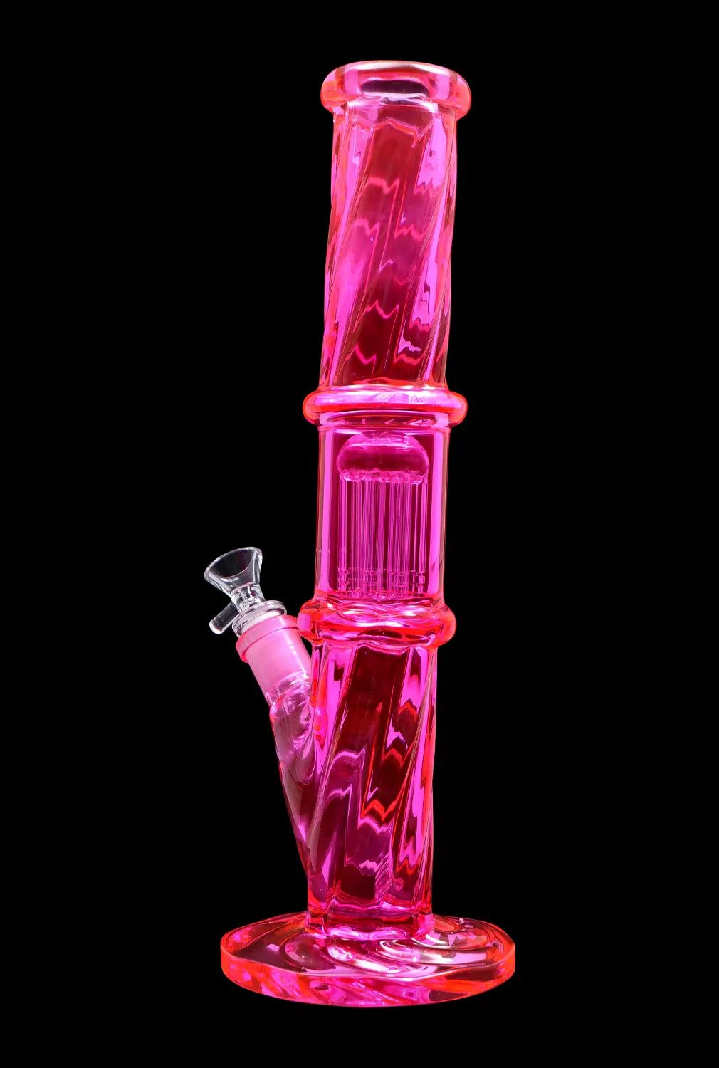 Smoke Cartel Twisted Straight Tube with Tree Perc