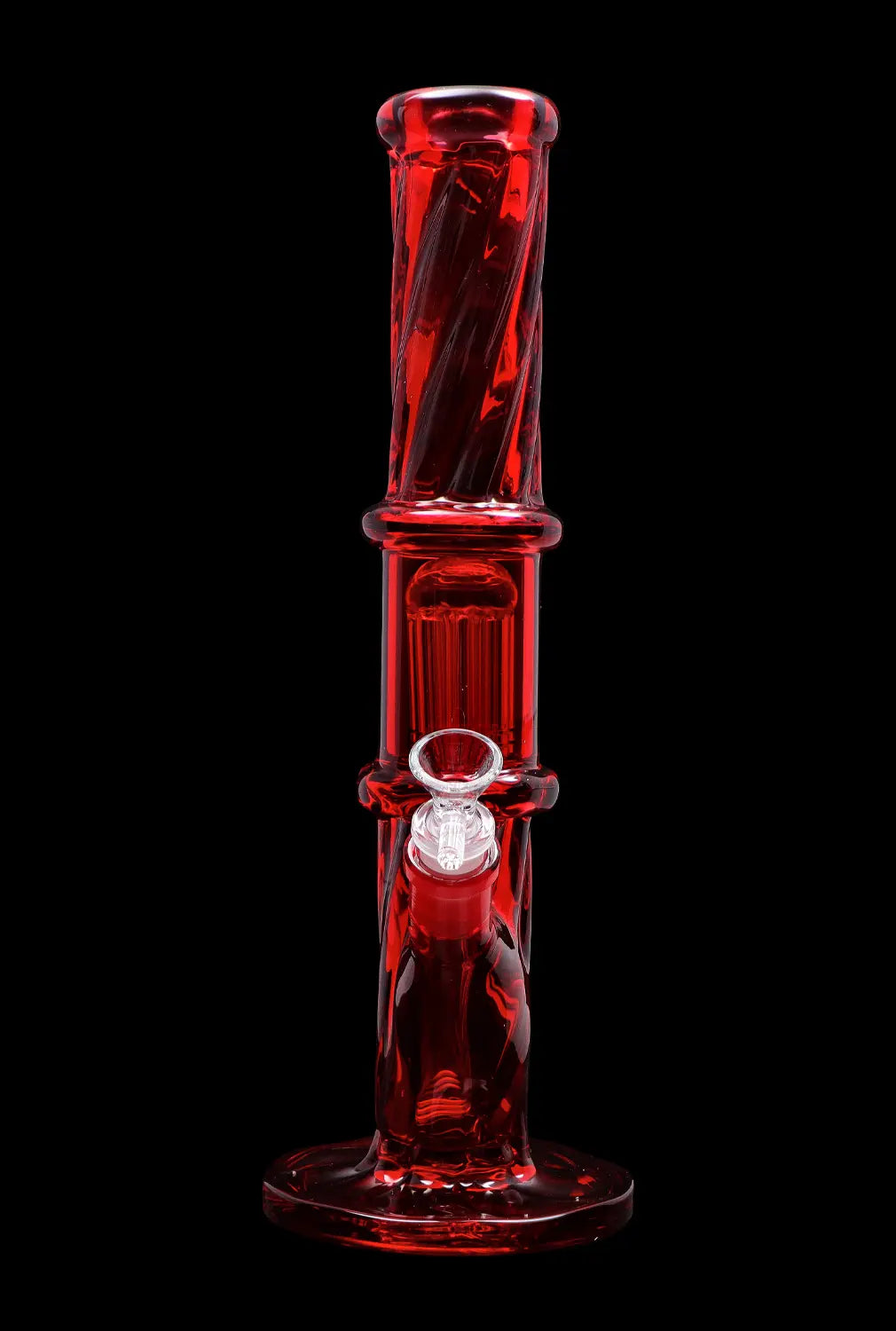 Smoke Cartel Twisted Straight Tube with Tree Perc