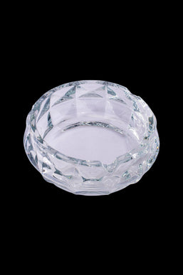 Fujima Exquisite Faceted Glass Ashtray - Crystal Clear