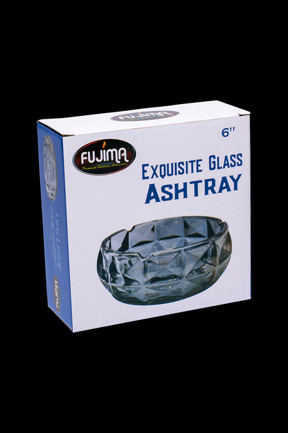 Fujima brand exquisite glass ashtray in its packaging.