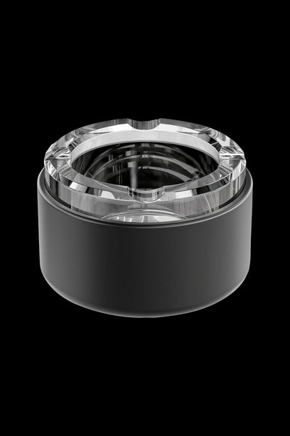 Black and clear cannabis grinder.