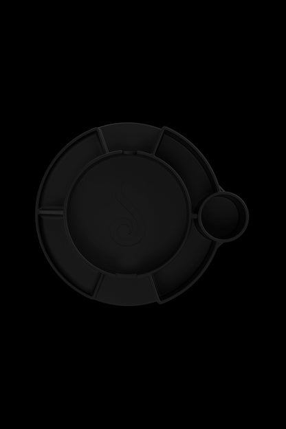 Black silicone carb cap for cannabis concentrates.