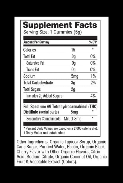 NuLeaf Naturals D9 THC Gummies