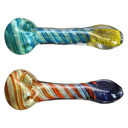 Smoke Cartel Color Twisting Spoon Pipe - 3 in.
