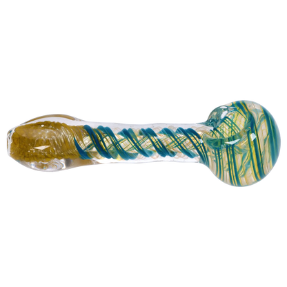 Smoke Cartel Color Twisting Spoon Pipe - 3 in.