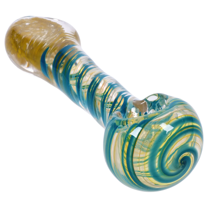 Smoke Cartel Color Twisting Spoon Pipe - 3 in.