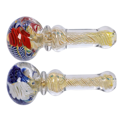 Smoke Cartel Twisting Art Spoon Pipe - 3.5 in.