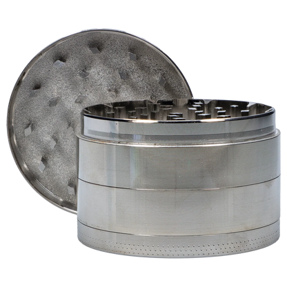 Smoke Cartel Silver 3-Stage Grinder - 63mm