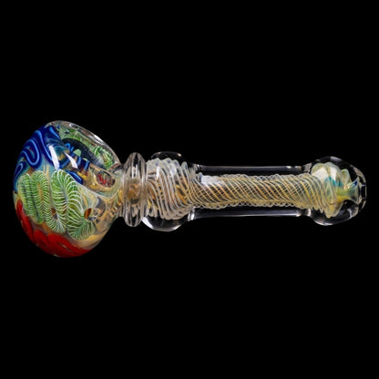 Smoke Cartel Squiggle Swirl Spoon Pipe
