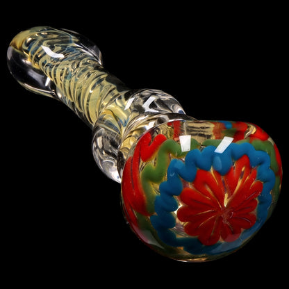 Smoke Cartel Squiggle Swirl Spoon Pipe