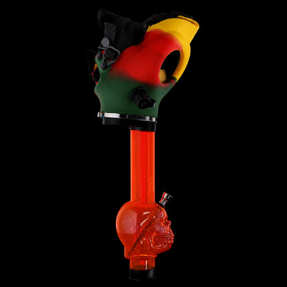 Smoke Cartel Gas Mask with Skull Bong