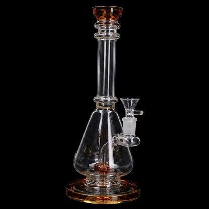 Smoke Cartel Vase Beaker w/ Perc Bong - 10 in.