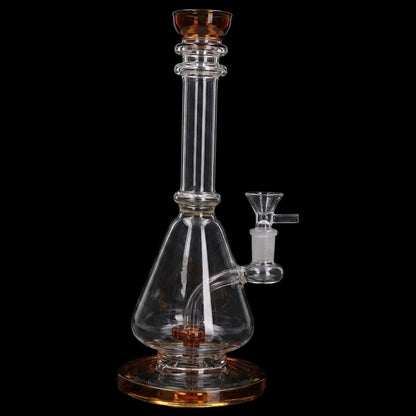Smoke Cartel Vase Beaker w/ Perc Bong - 10 in.