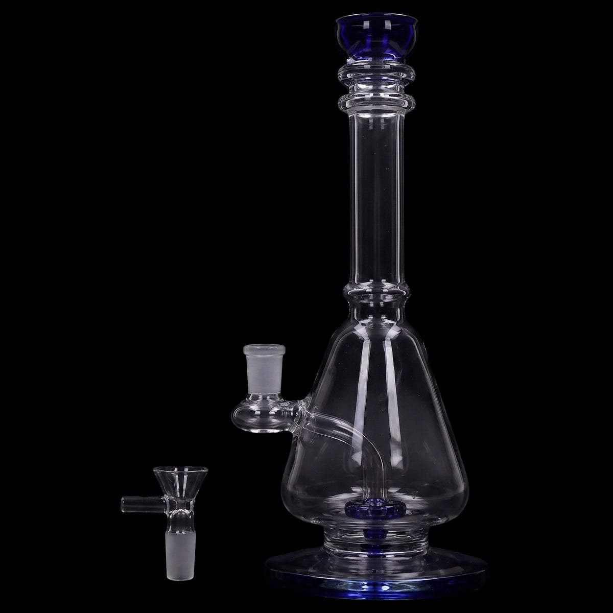 Smoke Cartel Vase Beaker w/ Perc Bong - 10 in.